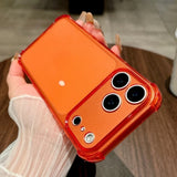 Fluorescent Transparent Shockproof Soft Case for iPhone