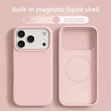 Liquid Silicone Magnetic Soft Phone Case for iPhone