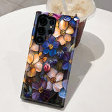 Glass Flower Film Phone Case for Samsung