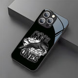 Vintage Street Style Panther Letter Pattern Case for iPhone