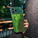 Colorful Feather Pattern Frosted Electroplated Phone Case for IPhone