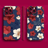 Flower Shockproof Skin-Friendly Phone Case for iPhone