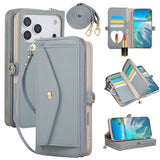 Fashion Flip Leather Wallet Card Case for iPhone