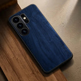 Stylish Premium Wood Grain PU Case for Samsung