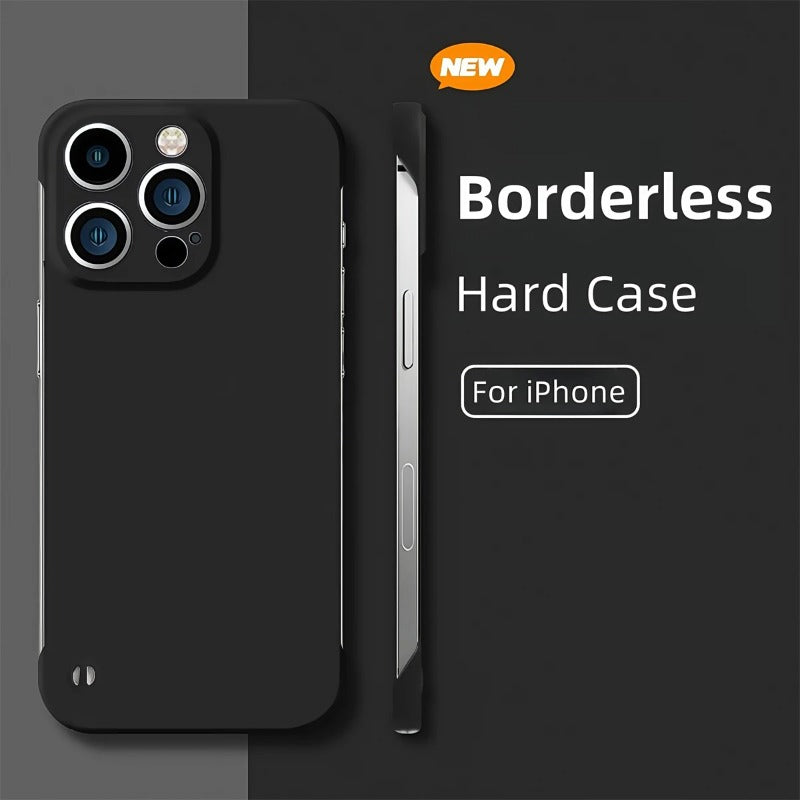 Ultra Thin Minimalist Borderless Phone Case For iPhone