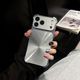 Solid Color Iridescent Textured Shockproof Electroplated Phone Case for IPhone