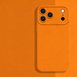 Square Liquid Silicone Silky Feel Soft Phone Case for iPhone