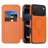 Business Magnetic Flip Leather Shockproof Case for iPhone