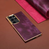 Retro Genuine Leather Shockproof Case for Samsung
