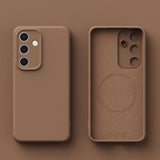 Original Liquid Silicone Magnetic Case For Samsung