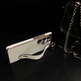 Premium Slim Electroplated Wrist Strap Case for Samsung
