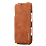 Leather Flip Card Slot Case For iPhone