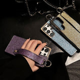 Premium Slim Electroplated Wrist Strap Case for Samsung