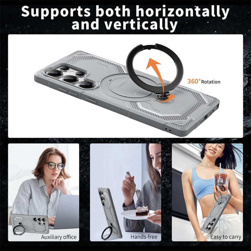 Rotating Bracket Protective Phone Case for Samsung
