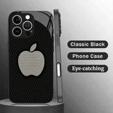 Honeycomb Apple Pattern Electroplated Case for iPhone