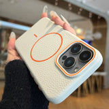 Leather Magnetic Phone Case For iPhone