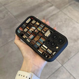 Book Shelf Creative Pattern Shockproof Soft Phone Case For iPhone