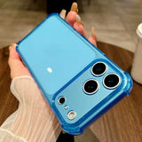 Fluorescent Transparent Shockproof Soft Case for iPhone