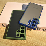 Shockproof Matte Transparent Phone Case for Samsung