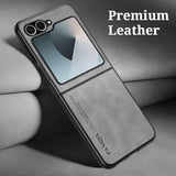 Matte Anti-Slip Full Shockproof Leather Case for Samsung Z Flip