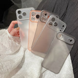 Ultra-Thin Matte Shockproof Case for iPhone