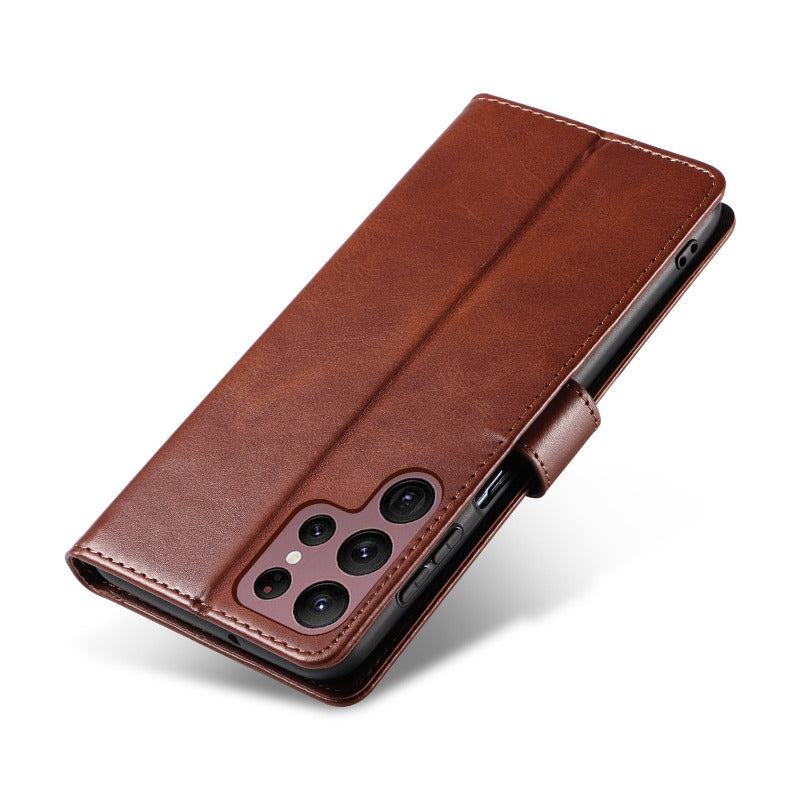 Leather 3-In-1 Wallet, Card Holder, and Phone Case for Samsung
