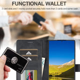 Business Leather Wallet Card Holder Phone Case for Samsung