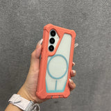 New Magnetic Clear Anti Scratch Shockproof Case for Samsung