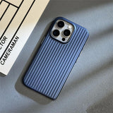 Slim Corrugated Matte Clear Case For iPhone