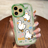 Cut Cat Aninal Silicone Soft Phone Case for iPhone