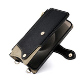 Fashion Wallet Leather Case with Lanyard for iPhone