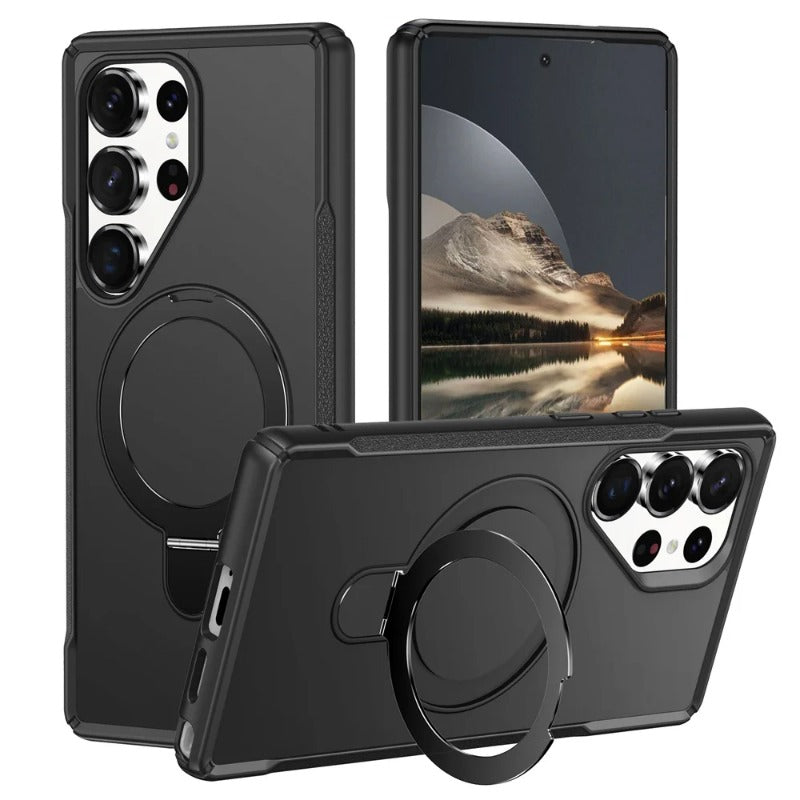 Luxury Magnetic Holder Folding Stand Phone Case for Samsung