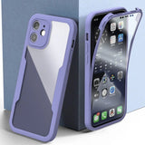 360 Full Body Protection Transparent Case for iPhone
