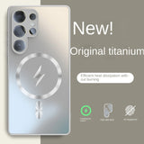 Ultra-thin Matte Magnetic Shockproof Phone Case for Samsung