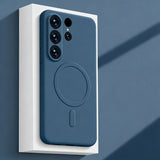 Magnetic Liquid Silicone Phone Case for Samsung