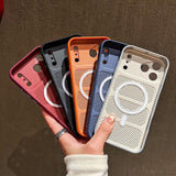 Cooling Frosted Magnetic Shockproof Case for iPhone