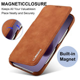 Leather Flip Card Slot Case For iPhone