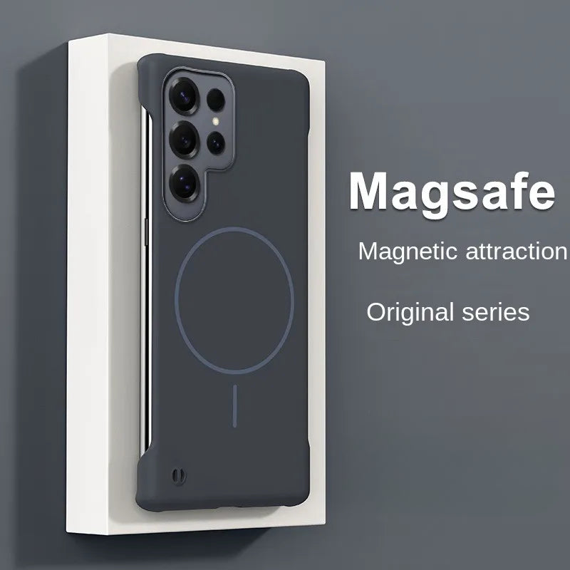 Ultra Thin Frameless Magnetic Case For Samsung
