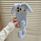 Rabbit Ear And Leopard Print Phone Case for IPhone