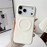 Vintage Leather Matte Magnetic Case for iPhone