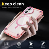 Translucent Hybrid Armor Shockproof Case For iPhone