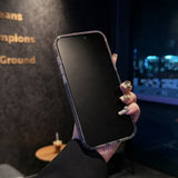 Clear Gradient Glitter PC Anti-Drop Phone Case for IPhone