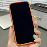 Luxury Matte Soft Frame Shockproof Bracket Case For iPhone