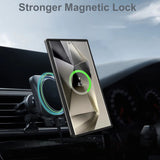 Luxury Matte Magnetic Wireless Charging Case For Samsung
