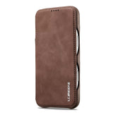 Leather Flip Card Slot Case For iPhone