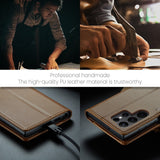 Business-Style Leather Flip Case for Samsung