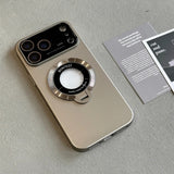 Magnetic Camera Protection With Stand Phone Case For IPhone