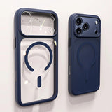 Clear Full-Coverage Magnetic Phone Case for iPhone