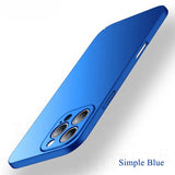 Slim Matte Hard PC Phone Case For iPhone