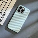 Slim Corrugated Matte Clear Case For iPhone